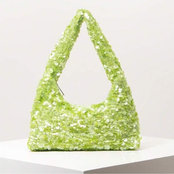 A+ Boutique Handbags - 🍋🟩 Green Sequin Bag 🍋🟩